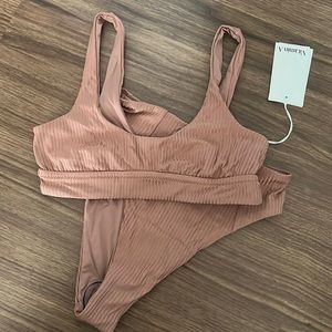 Vitamin A sienna swim set